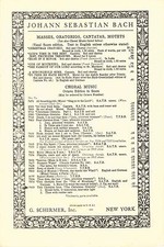 Bach 2 Chorales From Christmas Oratorio Sheet Music SATB A Cappella 1935 Deis