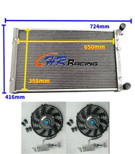 ALLOY RADIATOR &FAN for VW GOLF GTI/BORA MK4 IV,AUDI A3/TT,SEAT LEON/TOLEDO,1.8T
