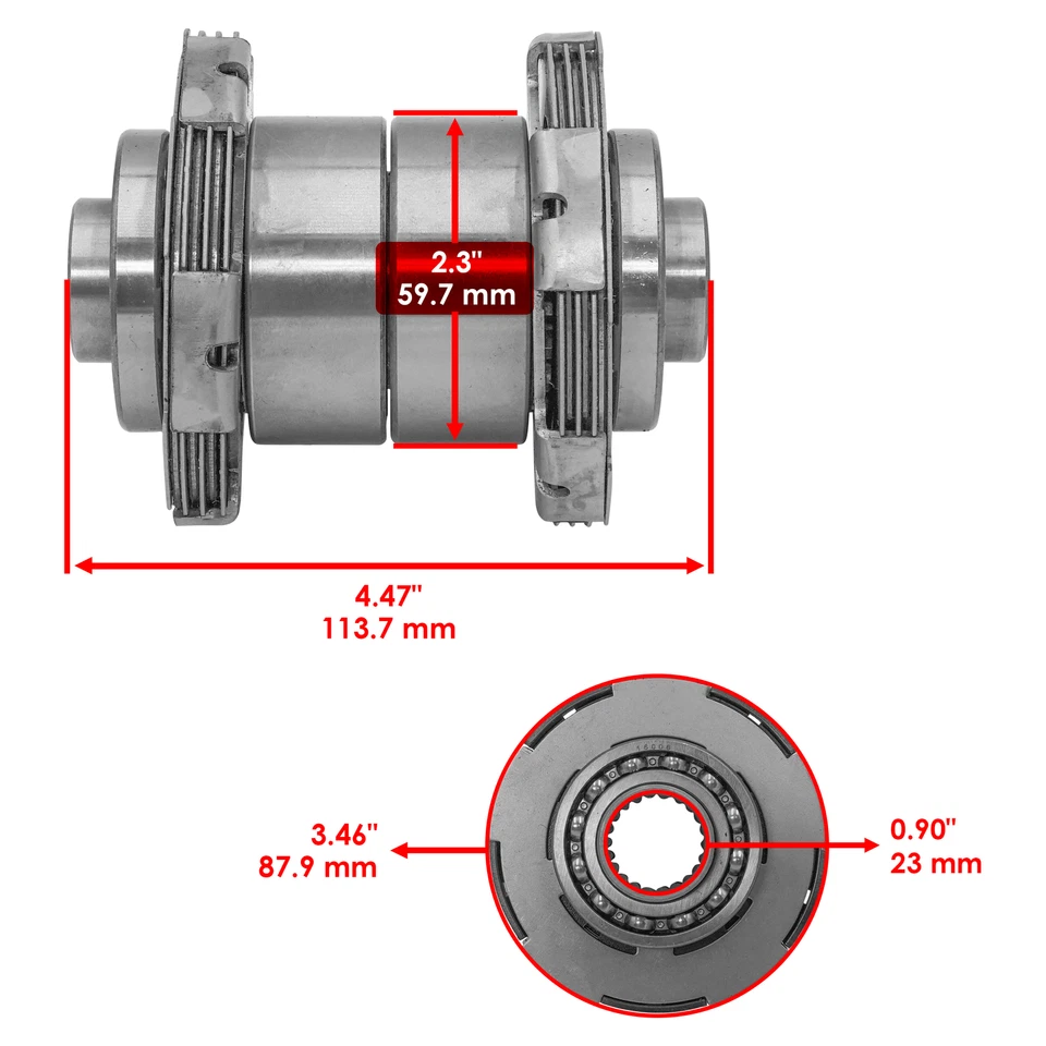3235258 3234590 Buje diferencial delantero para Polaris Sportsman 500 EFI 2007-2009 Foto 2 de 4
