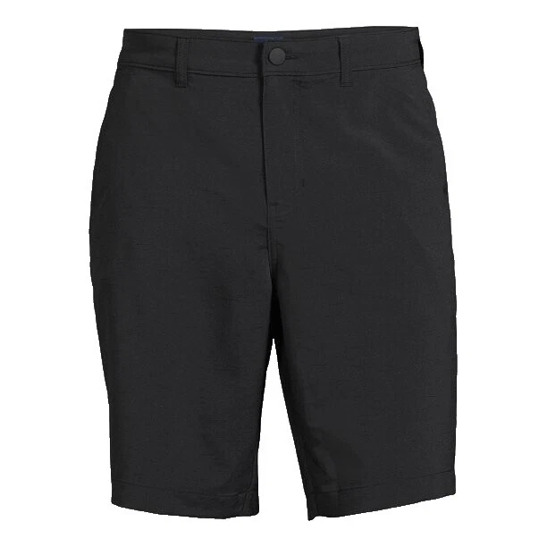 Pantalones cortos sólido de Nylon Negro para Hombres