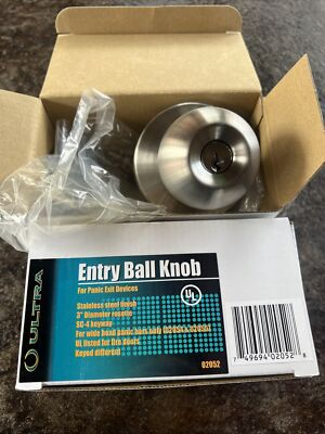 #ad Ultra Hardware 02052 Knob Entry For Wide Head Panic Bars $49.85