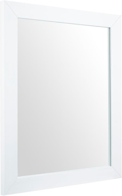 Rectangular Wall Mirror 16'' x 20'' for Bathroom, Bedroom, Living Room, White