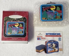 SUPERMAN HALLMARK KEEPSAKE ORNAMENT COMMEMORATIVE EDITION LUNCHBOX FROM 1998