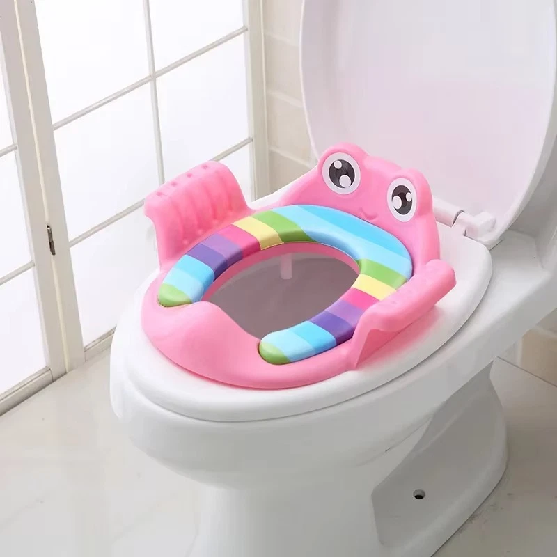 Potty Training Seat for Boys and Girls With Handles Baby Toilet Seats Non-Slip - Image 4 of 4