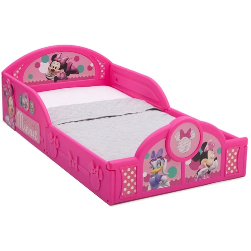 GIRLS TODDLER BED Disney Minnie Mouse Kids Childs