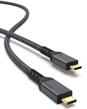 Maxonar 1.6Ft Thunderbolt 4 Cable 40Gbps with 100W Charging and 8K/5K 60Hz Co...