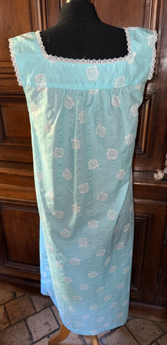 Chemise de nuit vintage faite par couturière , fil de coton taille 36/38 - Imagen 4 de 6