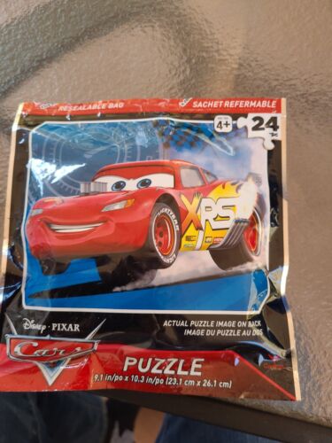 Disney Pixar Cars Lightning McQueen 24pc Puzzle On The Go! - Picture 1 of 2