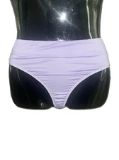 Warner's Purple Microfiber Moisture Wick Thong Panty  Sissy Underwear Size Large