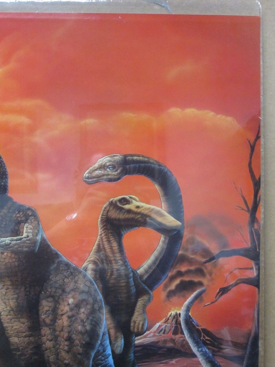 Age Of Dinosaurs archaeology Poster 1987 Inv#G1574 | eBay