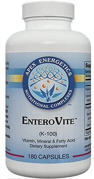 EnteroVite Nutritional Supplement 180 Count Apex Energetics Probiotic ...