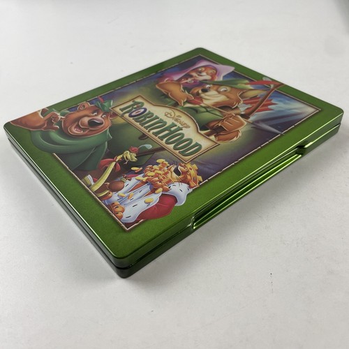 Robin Hood Disney Blu-ray Steelbook Embossed Region Free RARE VGC - Bild 3 von 7