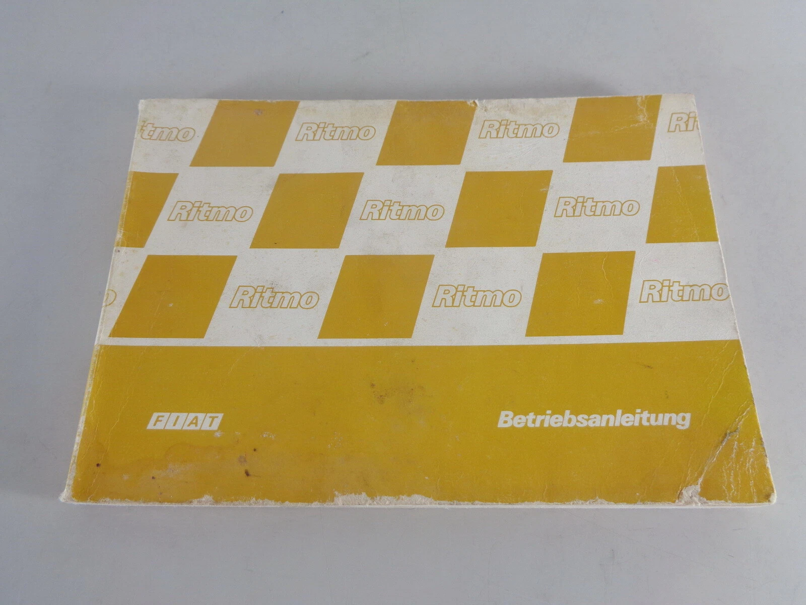 Operating Instructions / Manual Fiat Ritmo Stand 1986