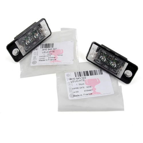 2x ORIGINAL Kennzeichenleuchte Nummernschildleuchte LED Audi A3 A4 A5 A6 A8 Q7 - Bild 1 von 3