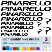 Pinarello etichette/decalcomanie bici nuove stickers, 5+ anni qualità esterna (confezione 26)