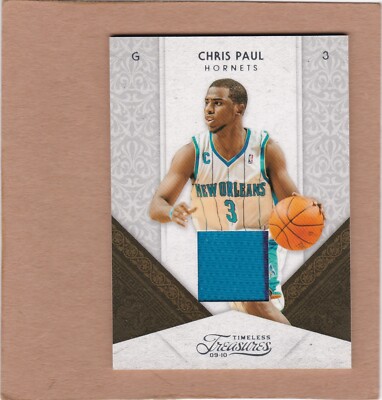2009-10 Timeless Treasures Materials 037/100 Chris Paul #3 Dual Color Patch NM+
