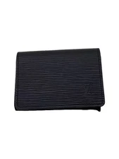 Louis Vuitton Envelope Carte de Visite Epi Black Leather Mens