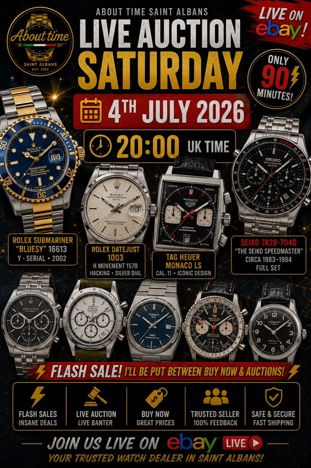 About Time St. Albans: Watch Deals Live (Vintage & Modern)