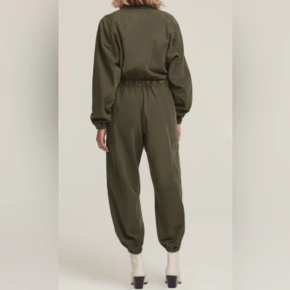 TRAJE DE VUELO AGOLDE MUJER MARIN EN EUCALIPTO TALLA 8 Foto 2 de 4