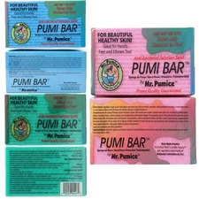 Mr. Pumice Pumi Bar Foot Scrub Callus Remover Pedicure Tool Pink Blue Green