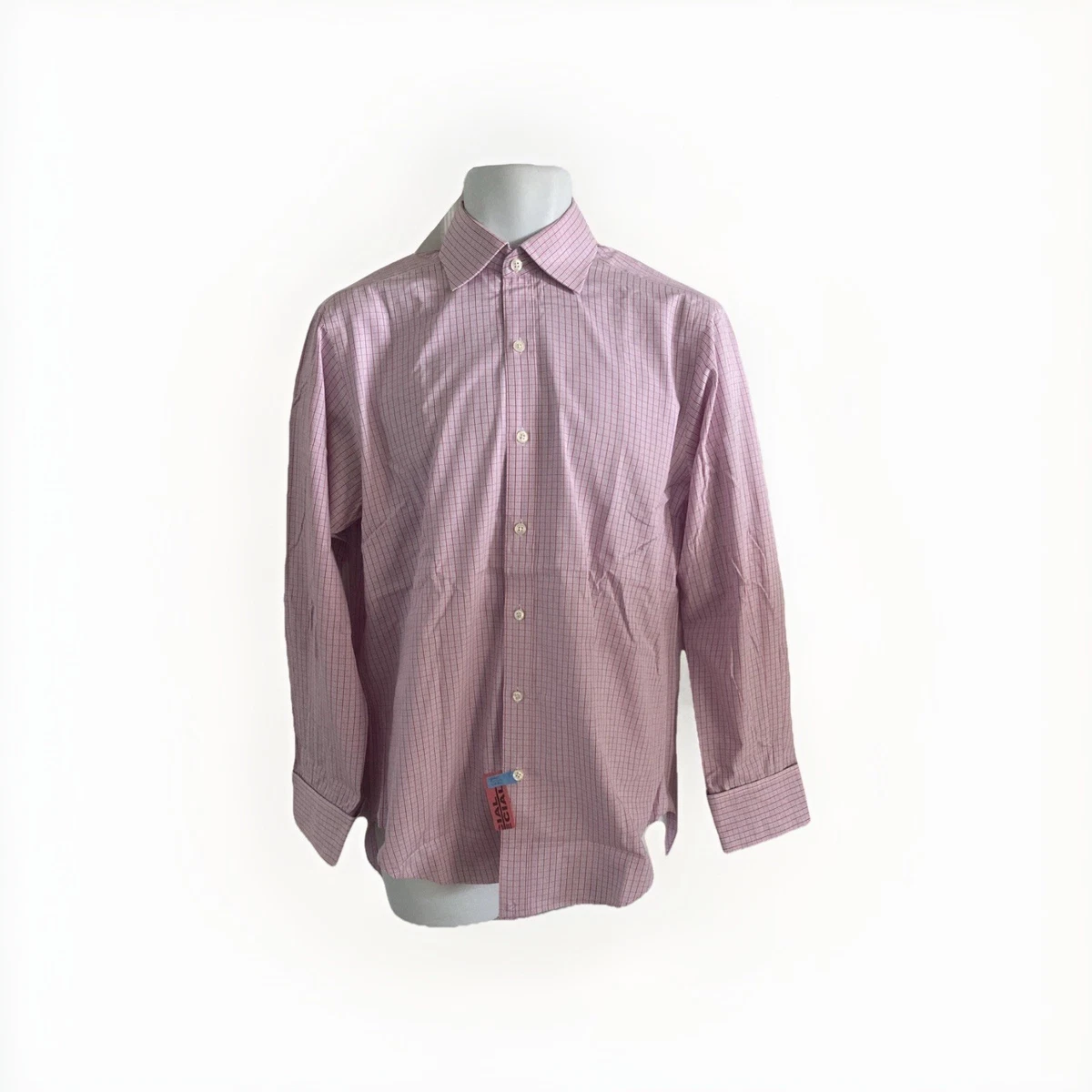 lewin dress shirts Vtg NIP Men's White Pin Stripe LS Dress Shirt|T.M. Lewin|British Style|  100% Cotton sz 16
