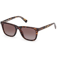 Guess Boy's Sunglasses Dark Havana Acetate Rectangular Shape Frame GU00227 4752F