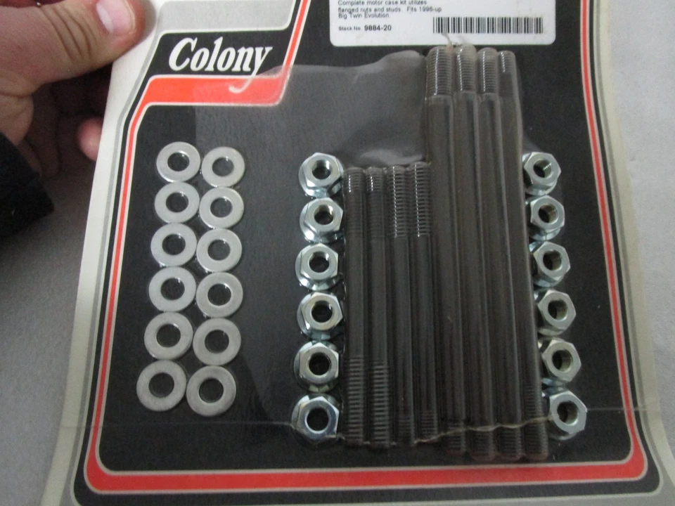 96-98 Harley Davidson EVO Dyna Softail Touring Colony Motor Mount Bolt Kit - Image 3 of 4