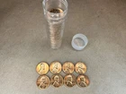 1 Roll of Uncirculated 1956-D Wheat Cents Lincoln Pennies 1c