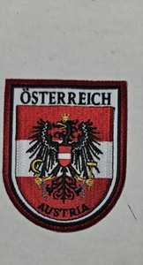 VTG  OSTERREICH AUSTRIA  EAGLE  FELT PATCH EMBROIDERED 