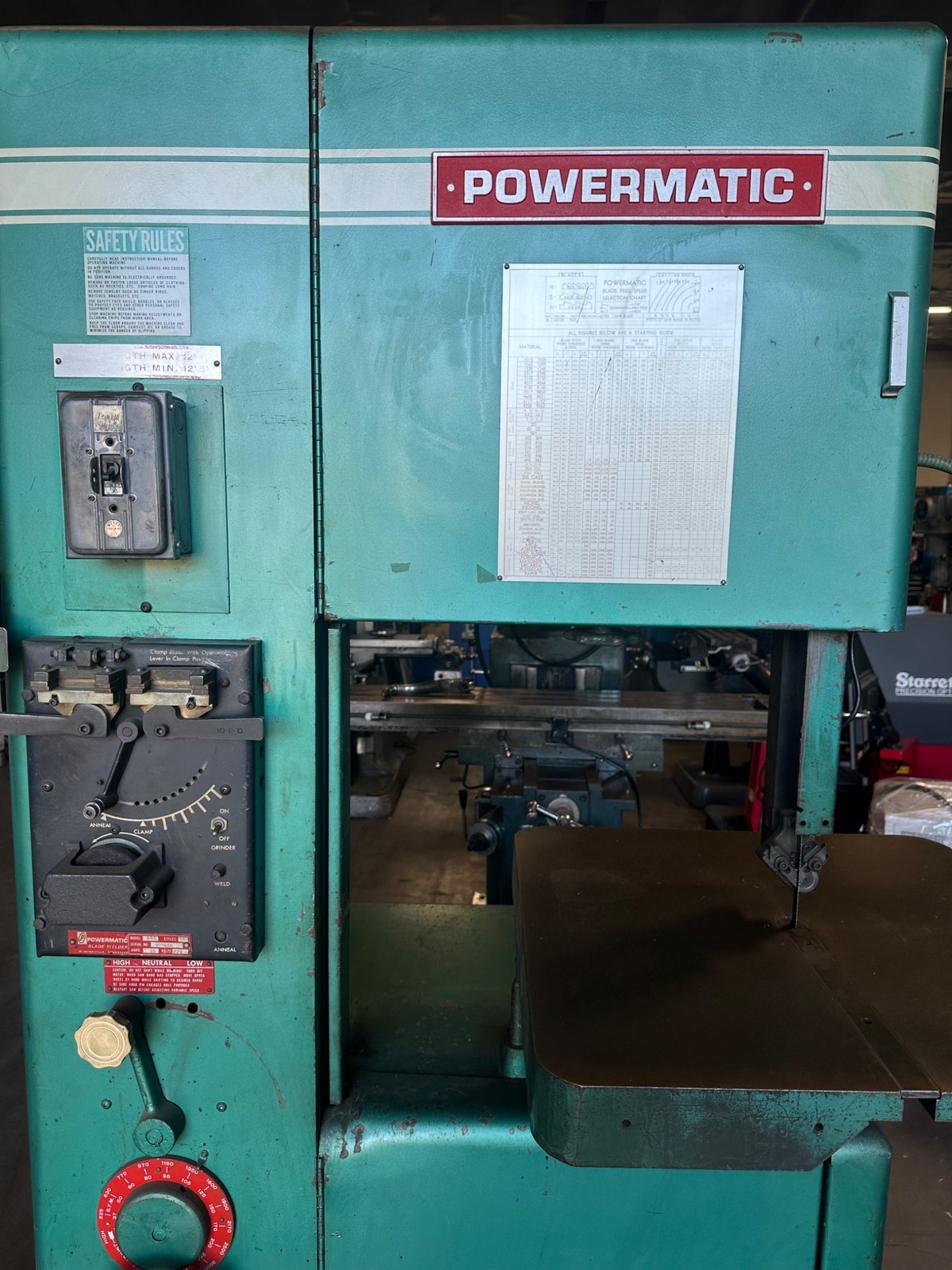 Powermatic 87 Vertical Band Saw #7479 #1