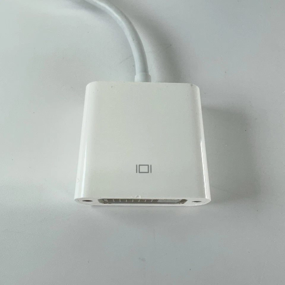 Apple A1305 Thunderbolt Mini DisplayPort to DVI Cable Monitor Adapter Genuine - Image 2 of 4