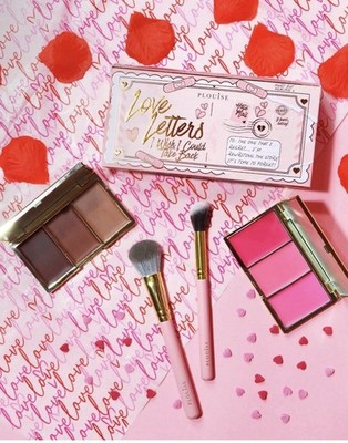 P. Louise Liebesbriefe Rouge & Bronzer & Pinsel Konvolut Hasspost Geschenkset