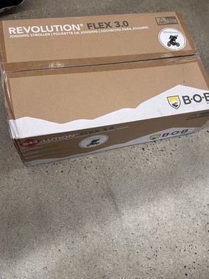 BOB Gear Revolution Flex 3.0 Jogging Stroller - Graphite Black New in Box