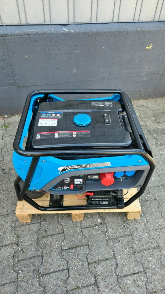 DeTec. Benzin Stromerzeuger 6kW Stromaggregat Generator 230V + 400V B-Ware