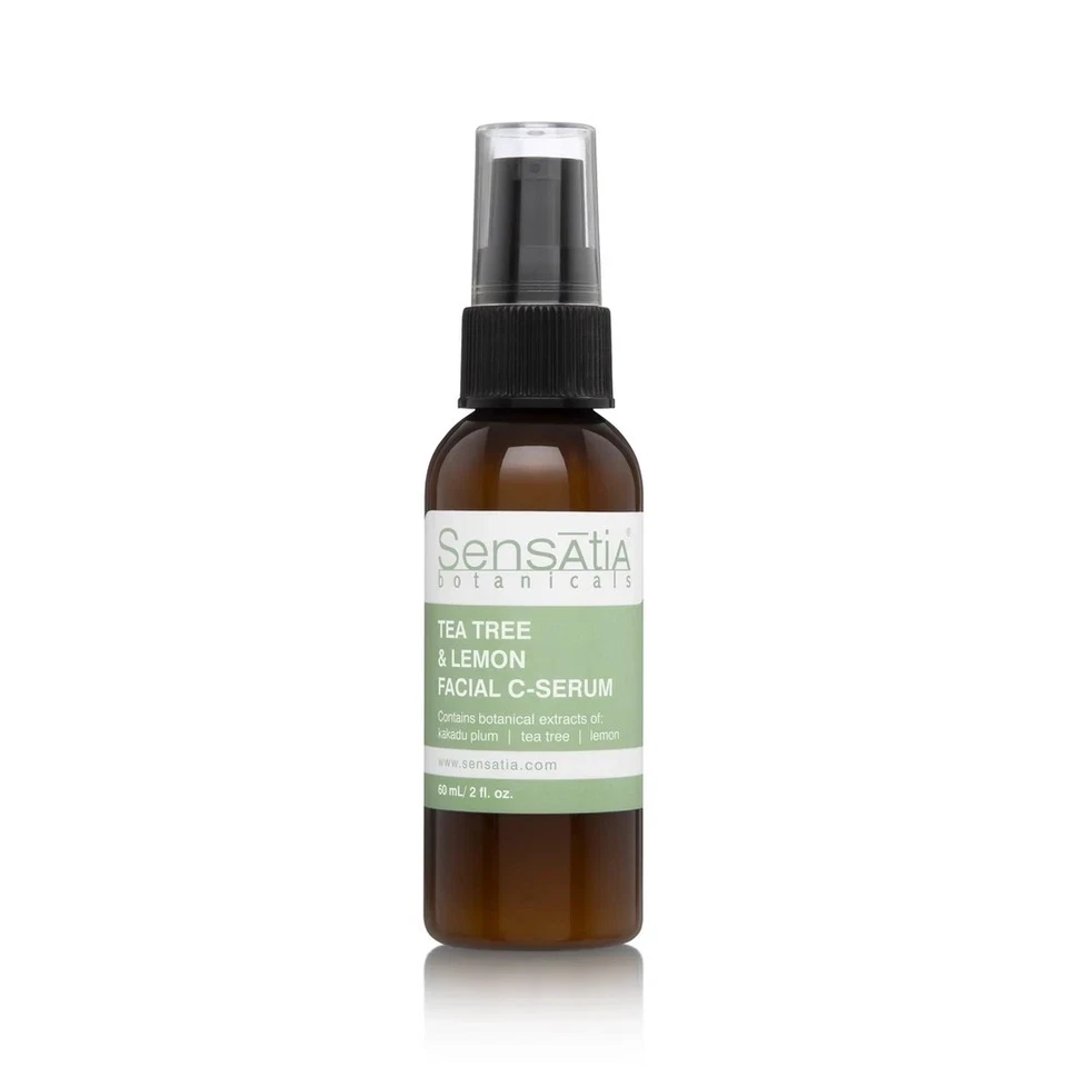Sensatia Botanicals Tea Tree Lemon C-Serum 60ml Oily Acne-Prone Skin Calming - Image 3 of 3