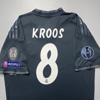 REAL MADRID ADIDAS 2018/2019 FOOTBALL PLAYER ISSUE JERSEY #8 KROOS
