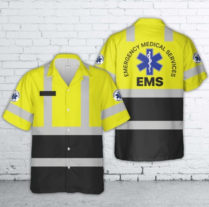 Custom Name Semi Truck Uniform Hawaiian Shirt