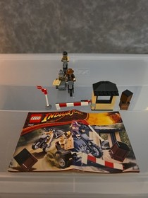 Lego 7620 Indiana Jones Motorcycle Chase w/Manual