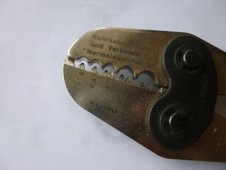 Klauke Presswerkzeug K 2 für Rohrkabelschuhe Kabelwerkzeug  - gebraucht - Bild 4 von 4