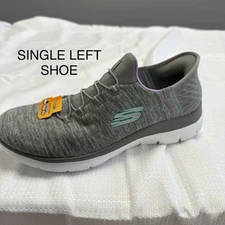 AMPUTEE SINGLE LEFT Skechers Summits Dazzling Haze Black Turquoise Womens 8.5