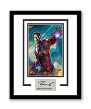 Iron Man Robert Downey Jr. Autographed Signed 11x14 Framed Photo ACOA