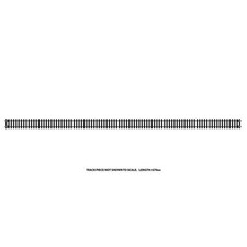Hornby Long Straight Trk 670Mm - 69-R603