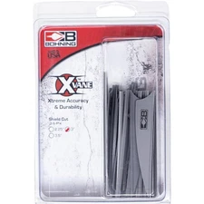 🏹 Bohning X Vanes Shield Cut 3 in. Silver 36 pk.