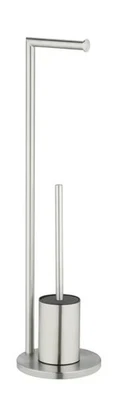 Stand WC-Garnitur Mod. Ferla mit WC-Papierrollenhalter und WC-Bürste - Bild 1 von 3
