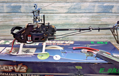E Sky Belt-CPV2 Helicopter RC Helicopter-w/Remote/Charger +PARTS