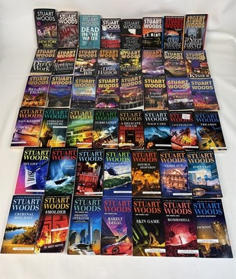 Stuart Woods Lot 46 Stone Barrington Mystery New York Dead / Smolder