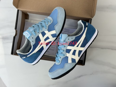 #ad #ad Retro Onitsuka Tiger SERRANO Mens Womens Sneakers Blue White 1183B400 405 $70.39
