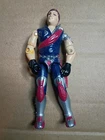 Vintage GI Joe 1985 Crimson Twin Xamot Or Tomax Figure Cobra Logo His Right Side
