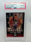 Mosaic Prizm 2019-20 NBA Lakers Lebron James Jam Masters Card *GEM MINT PSA 10*