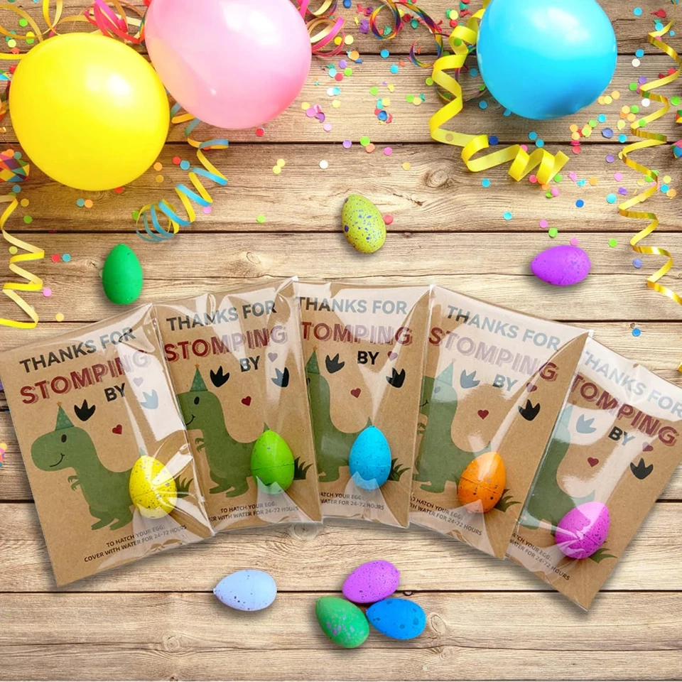 Dinosaur Party Favors - Dinosaur Birthday Party Supplies - 24 Pack Dino Egg Hatc - Image 2 of 4